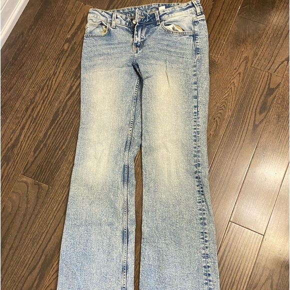 Light blue flare low rise jeans - Picture 1 of 3